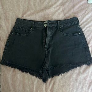 Pacsun Black high rise shorts size 29